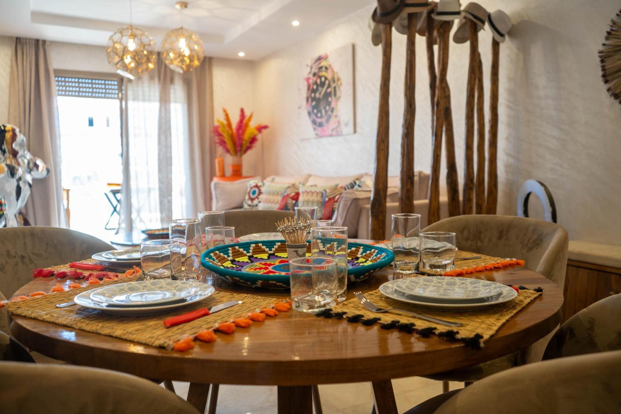 Magnifique Appartement Moderne De 2 Chambres Avec Piscine A 10 Min Du Centre De Marrakech Марракеш Экстерьер фото